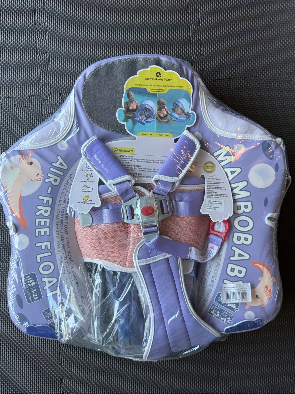 Mambobaby Float Deluxe Baby Pool Float